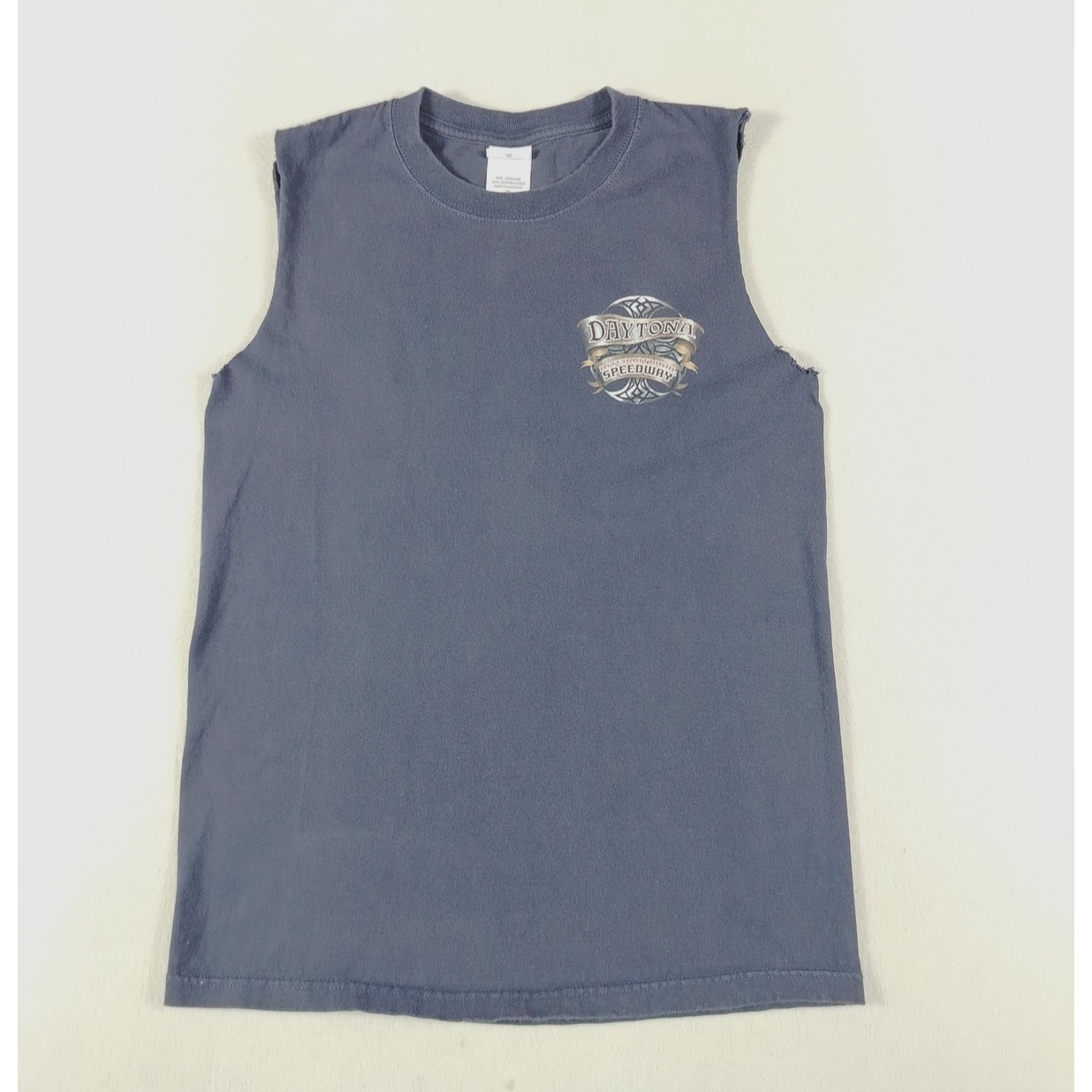 Daytona International Speedway Shirt Mens Small Blue Nascar Racing Anvil 2008